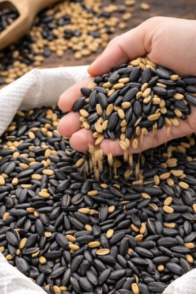 SŁONECZNIK CZARNY KARMA ZIMOWA 2-ZBOŻOWA mix 20kg