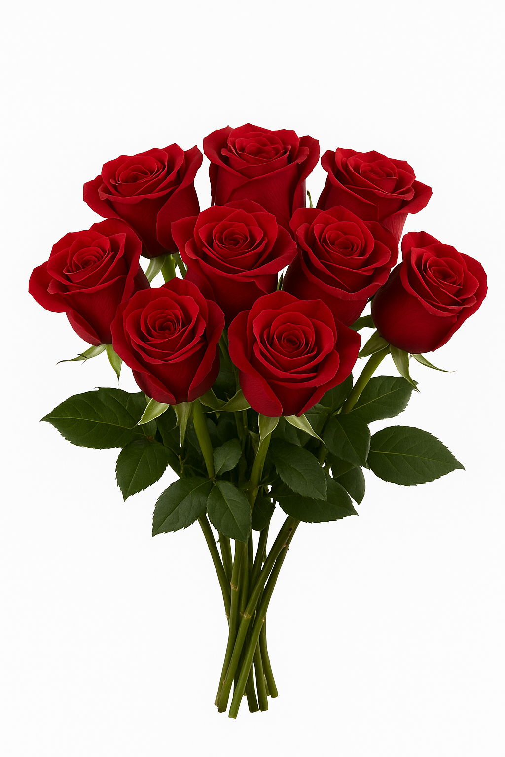 Róża cięta czerwona 30 cm – świeża klasyczna róża