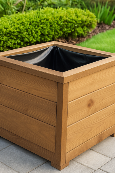 Donica EKO drewniana ORZECH CIEMNY