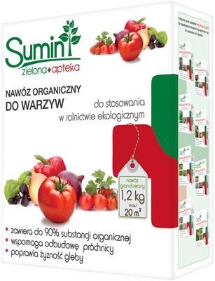 Nawóz do warzyw organiczny granulowany 1,2 kg Sumin