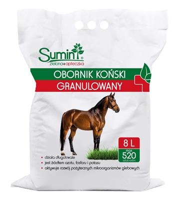 Obornik koński granulowany – nawóz naturalny 8 l Sumin