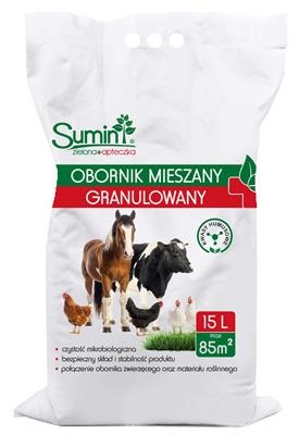 Obornik mieszany granulowany (z kwasami humusowymi) nawóz naturalny 15 l Sumin